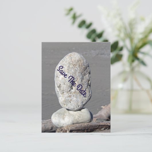 Het Briefkaart Datum opslaan (Staand voorkant)