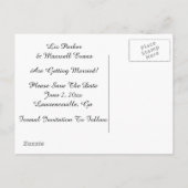 Het Briefkaart Datum opslaan (Achterkant)