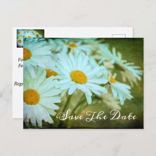 Het Briefkaart Datum opslaan (Voorkant / Achterkant)