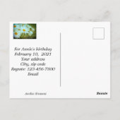 Het Briefkaart Datum opslaan (Achterkant)