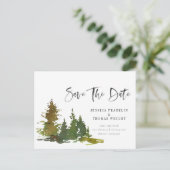 Het Briefkaart Datum opslaan (Staand voorkant)