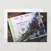 Het Briefkaart Datum opslaan (Voorkant / Achterkant)