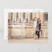 Het Briefkaart Datum opslaan (Voorkant / Achterkant)