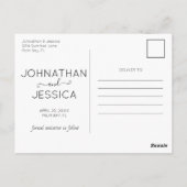 Het Briefkaart Datum opslaan (Achterkant)