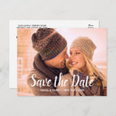 Het Briefkaart Datum opslaan | Aangepaste foto (Voorkant / Achterkant)