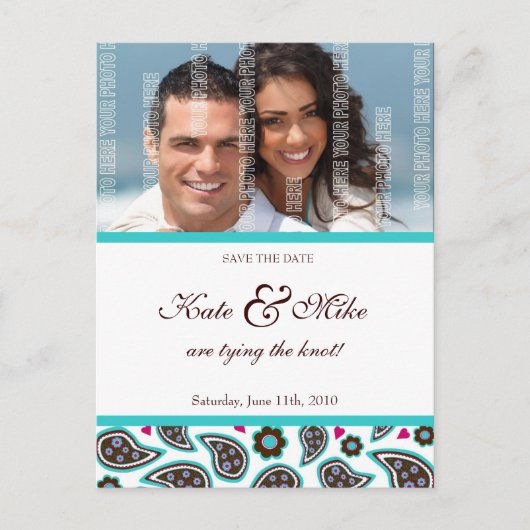 Het Briefkaart Datum opslaan | C1 (Voorkant)