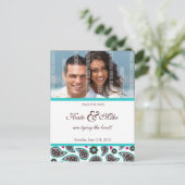 Het Briefkaart Datum opslaan | C1 (Staand voorkant)