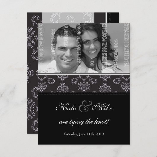 Het Briefkaart Datum opslaan | E1 (Voorkant / Achterkant)