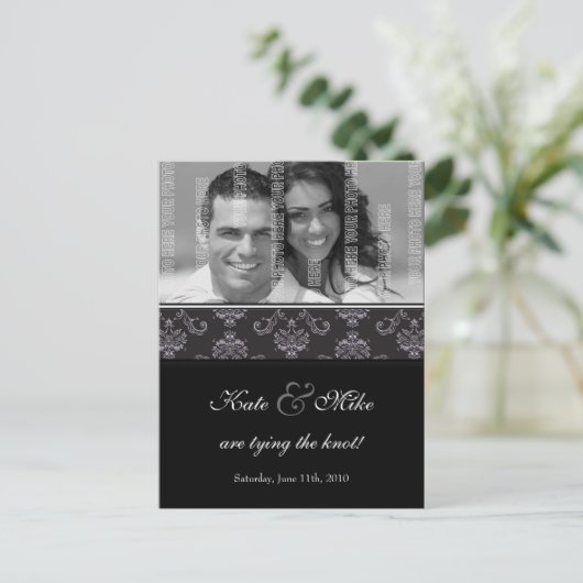 Het Briefkaart Datum opslaan | E1 (Staand voorkant)