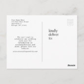 Het Briefkaart Datum opslaan wijzigen (Achterkant)