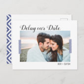 Het Briefkaart Datum uitstellen (Voorkant / Achterkant)