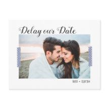 Het Briefkaart Datum uitstellen