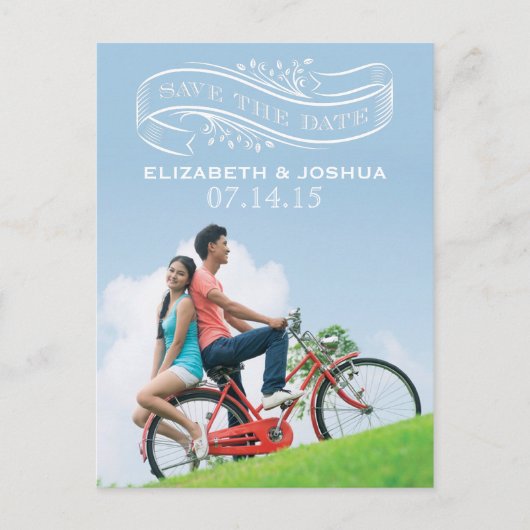 Het Briefkaart Datumbanner opslaan (Voorkant)