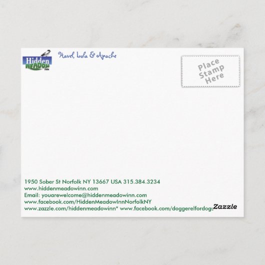 Het Briefkaart Drie Keesateers (Achterkant)