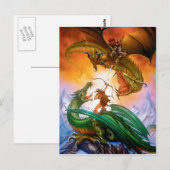 Het Briefkaart Duel Dragon (Voorkant / Achterkant)