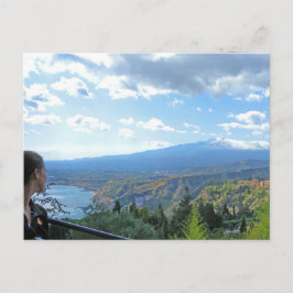 Het Briefkaart Etna-uitzicht monteren