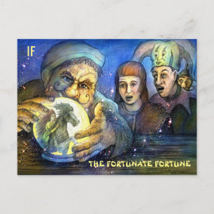 Het briefkaart Fortunate Fortune van Mike Winterba
