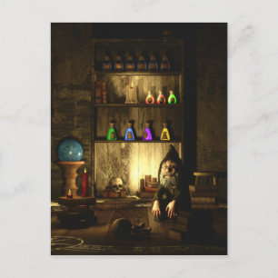 Het Briefkaart Gnome Magus