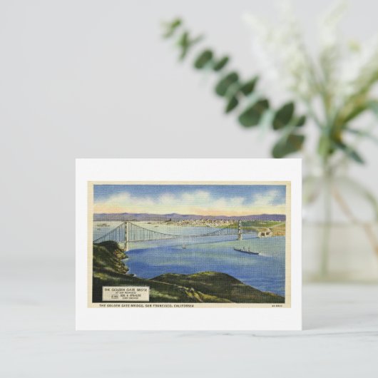 Het  Briefkaart Golden Gate Bridge (Staand voorkant)