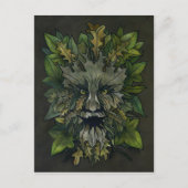 Het Briefkaart Groene Man (Voorkant)