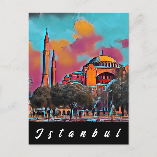 Het Briefkaart Hagia Sophia Istanbul (Voorkant)