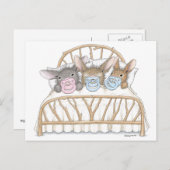 Het Briefkaart HappyHoppers® (Voorkant / Achterkant)