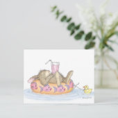 Het Briefkaart HappyHoppers® (Staand voorkant)