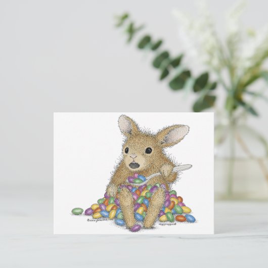 Het Briefkaart HappyHoppers® (Staand voorkant)