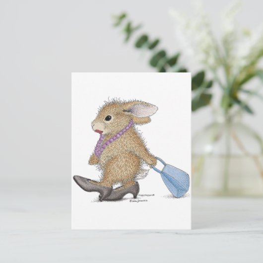 Het Briefkaart HappyHoppers® (Staand voorkant)