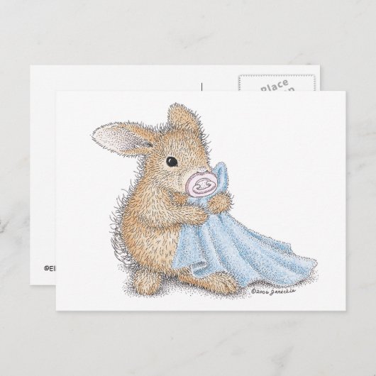 Het Briefkaart HappyHoppers® (Voorkant / Achterkant)