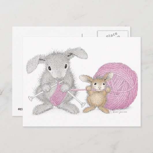 Het Briefkaart HappyHoppers® (Voorkant / Achterkant)