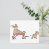 Het Briefkaart HappyHoppers® (Staand voorkant)