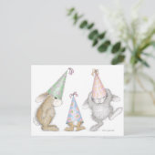 Het Briefkaart HappyHoppers® (Staand voorkant)