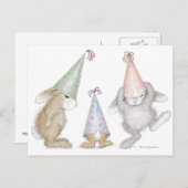 Het Briefkaart HappyHoppers® (Voorkant / Achterkant)