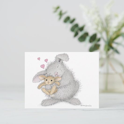 Het Briefkaart HappyHoppers® (Staand voorkant)