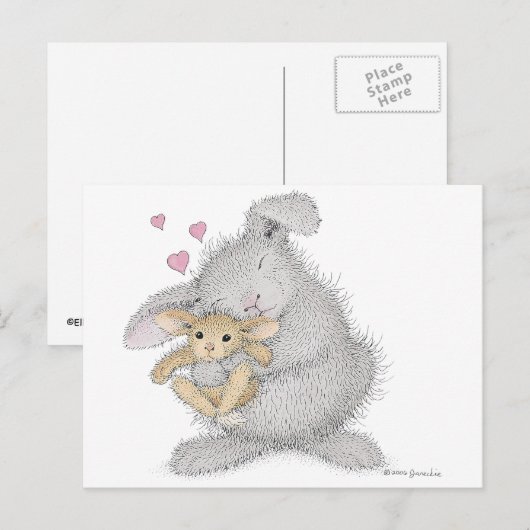 Het Briefkaart HappyHoppers® (Voorkant / Achterkant)