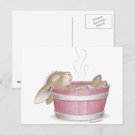 Het briefkaart HappyHoppers® (Voorkant / Achterkant)