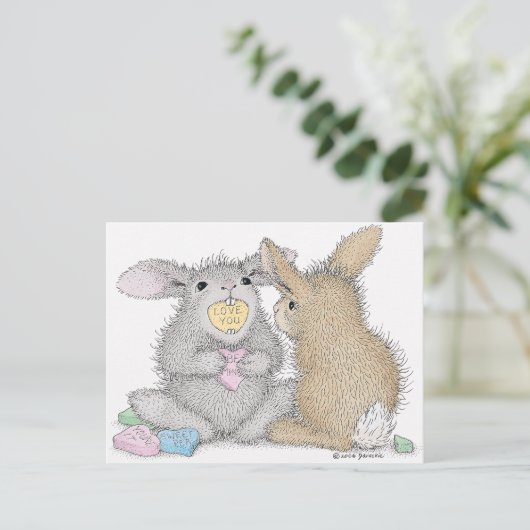 Het Briefkaart HappyHoppers® (Staand voorkant)