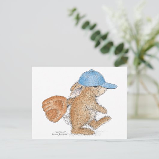 Het Briefkaart HappyHoppers® (Staand voorkant)