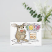 Het Briefkaart HappyHoppers® (Staand voorkant)