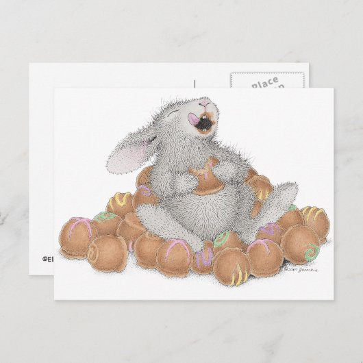 Het Briefkaart HappyHoppers® (Voorkant / Achterkant)