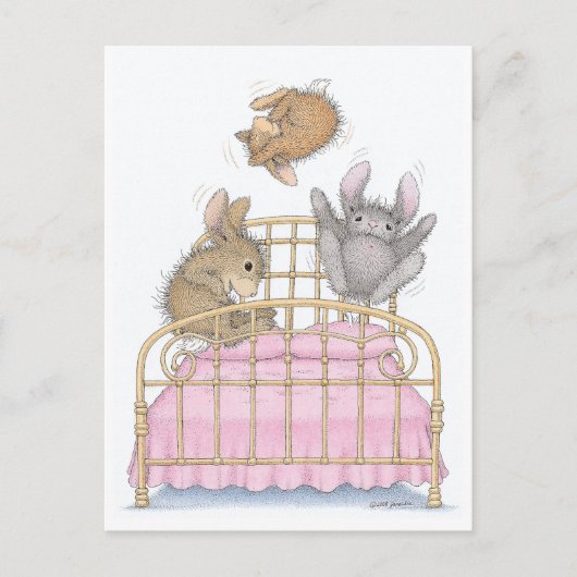 Het Briefkaart HappyHoppers® (Voorkant)