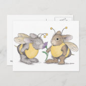 Het Briefkaart HappyHoppers® (Voorkant / Achterkant)