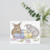 Het Briefkaart HappyHoppers® (Staand voorkant)