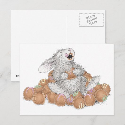 Het Briefkaart HappyHoppers® (Voorkant / Achterkant)