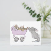 Het Briefkaart HappyHoppers® (Staand voorkant)