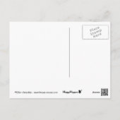 Het Briefkaart HappyHoppers® (Achterkant)