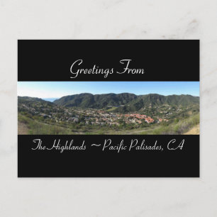 Het Briefkaart Highlands_Pacific Palisades Panoram
