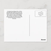 Het Briefkaart Hojack Swing Bridge (Achterkant)