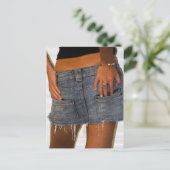 Het briefkaart jeans (Staand voorkant)